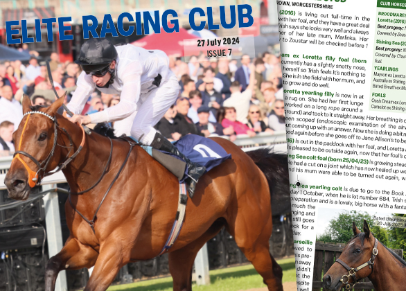 Elite Racing Club Magazine cover